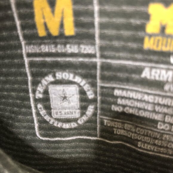 Massif Army Combat Shirt Mens Medium Camo Flame Resistant Tactical Military - Picture 9 of 13